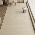 PVC Balcony Floor Mat Waterproof Leather Carpet Non-slip Rug Japanese Home Decoration Rugs for Kitchen Customizable Size 발코니 카펫