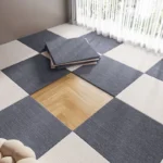 Self-Adhesive Puzzle Floor Mat, Interlocking Carpet Tiles for Living Room Bedroom, Non-Slip Baby Crawling Rug Easy Clean
