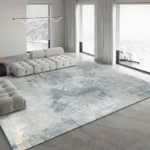 Light Luxury Carpets for Living Room Large Area Lounge Carpet Minimalist Bedroom Decor Gray Rug Home Soft Washable Floor Mat