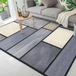 European Style Geometric Carpets for Living Room Modern Washable Rug Non-slip Bedroom Nordic Soft Coffee Tables Mat Dining Room