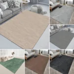 Solid Color Simple Carpet Balcony Corridor Washable Bedroom Doormat Home Decor Floor Mat Large Size Living Room Decorative Rug